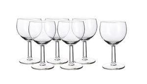 Набор из 6 фужеров FÖRSIKTIGT Ikea, прозрачное стекло, 16 мл