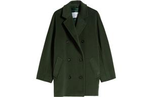 Макс Мара Ребус Двубортное Пальто MaxMara, Черный