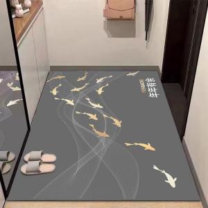 Budis Ковер 80х120 см для прихожей/ванной в китайском стиле, впитывающий, нескользящий
