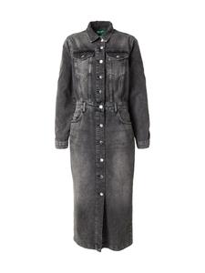 Платье-рубашка UNITED COLORS OF BENETTON, Black denim