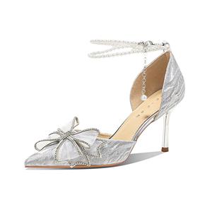 Туфли на высоком каблуке Ainer Cat Confessions Collection Princess On The Run, тонкие, 8 см, женские, серебристые Ainer-cat, Princess On The Run 8Cm Silver