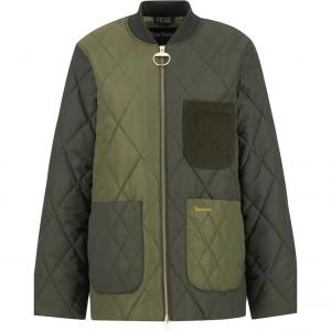 Лорри стеганая куртка BARBOUR, зеленый