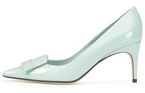SERGIO ROSSI Женские туфли sr1 slim heel на высоком каблуке 9 см green