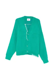 Кардиган оверсайз с V-образным вырезом Bonsai, зеленый