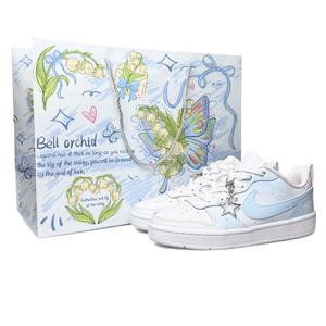 Nike Court Borough Mint Whispers низкие детские скейтбординг кроссовки