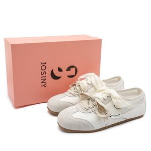 Амортизирующие, нескользящие, износостойкие, дышащие и легкие повседневные туфли цвета экрю для женщин JOSINY, Ecru