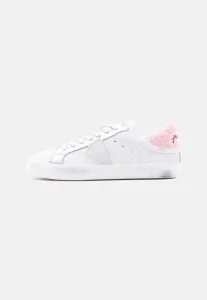 Кроссовки унисекс Philippe Model, White/Silver-Coloured/Pink/Red