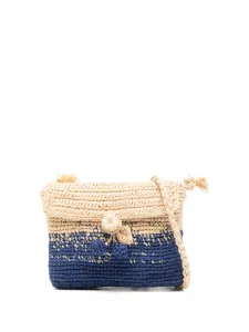 Сумка на плечо Gouter с цветочной аппликацией Bonpoint, бежевый