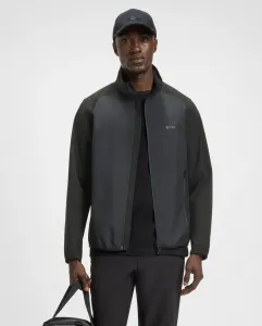 Мужская куртка из технической ткани больших размеров Boss, черный