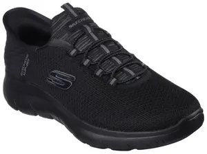 Слипоны Skechers "SUMMITS-HIGH RANGE", тапочки, повседневная обувь, полуботинки веганского производства, черный