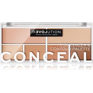 Палетка консилеров Revolution Relove Conceal Me оттенка Light 2,8 г