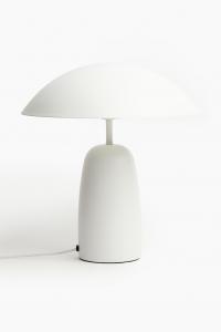 Металлическая настольная лампа H&M, белый