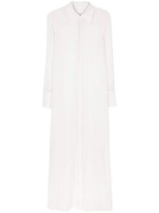 AMI Paris шифоновое платье макси