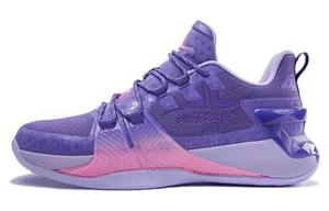 Баскетбольные кроссовки Jeremy Lin 2 мужские с низким верхом фиолетовые/розовые Xtep