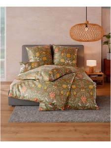 Постельное белье оливкового цвета WITT WEIDEN, 155 x 200 + 80 x 80 см