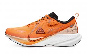 PEAK Кроссовки State Pole для бега унисекс, низкие, флуоресцентные, насыщенного красного цвета