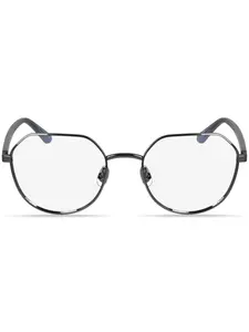 Очки в геометричной оправе Calvin Klein, черный