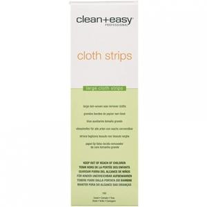 Чистые + легкие большие тканевые полоски для удаления волос на всем теле 3X9 дюймов, Clean And Easy