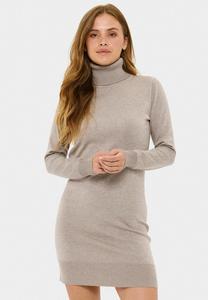 Платье Saint Tropez MILASZ ROLLNECK, Fog Melange/Mottled Beige