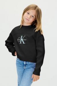 Детская толстовка Calvin Klein Jeans, черный