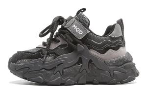 Противоскользящая износостойкая детская обувь для повседневной носки MQD, черный