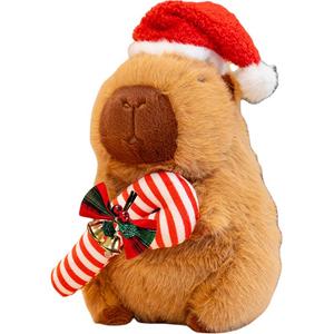 Рождественская капибара плюш, спокойной ночи капибара кукла плюшевая кукла высота 25см LEVENKENESS, Planner Style