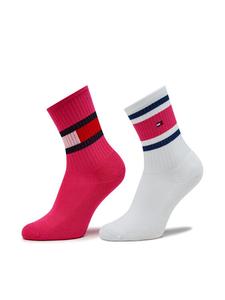 Комплект из 2-х высоких детских носков Tommy Hilfiger, мультиколор