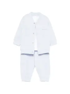 Комплект боди с принтом медведя Givenchy Kids, белый