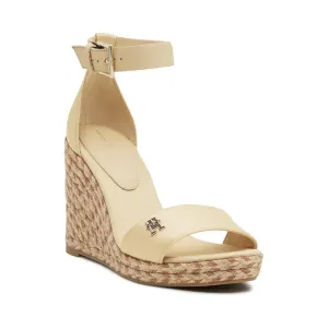 Танкетка с добавлением кожи Tommy Hilfiger, бежевый