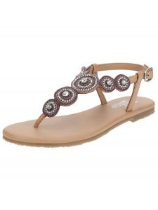 Сандалии с Т-образной перемычкой Dockers by Gerli, Brown