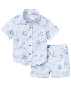 Комплект одежды "Джейни и Джек Кабана" Janie and Jack, синий