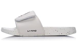 Горячие шлепанцы женские белые/черные Lining