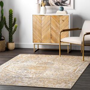 Ковер nuLOOM, 122 x 183 см, Patty Vintage Medallion, Gold