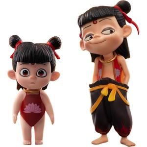 Демоническое дитя Нэчжи спускается Набор масштабных фигурок Не Чжа Mana, pull ne zha+cute ne zha