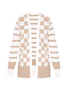 Спортивная куртка Usha Cardigan, цвет White Multicolour Beige