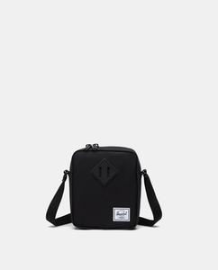 Черная сумка через плечо Mini Heritage на молнии Herschel, черный