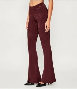 Вязаные брюки JANET flare fit Marciano Guess, бордовый