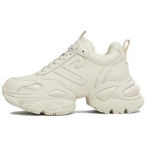 TATA Женские кроссовки на массивной подошве низкие бежевые с флисовой подкладкой, цвет Beige (Fleece-Lined)