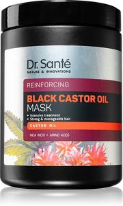 Интенсивная маска для волос с черным касторовым маслом Dr. Santé, 1000 мл
