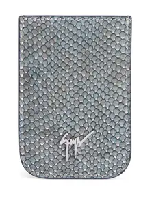 Картхолдер Albert с логотипом Giuseppe Zanotti, синий