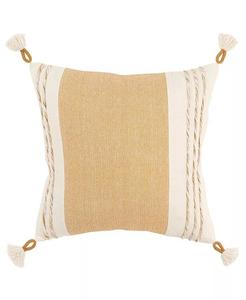 Декоративная подушка Modern Stripe Tassal, 20 x 20 дюймов Rizzy Home, синий