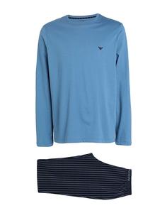 Одежда для сна Giorgio Armani, пастельный синий