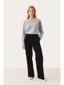 PART TWO Повседневные брюки ClarissePW Classic fit черного цвета