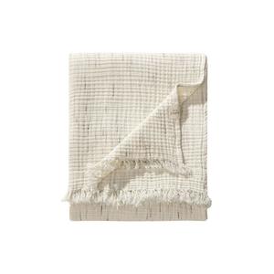 Раздвижная штора-панель Scherli Leaves бело-серая 245х60см benuta, бежевый