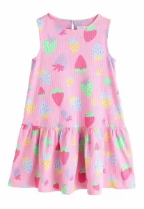 Платье-Сарафан без рукавов стандартного кроя Next, Pink Strawberries