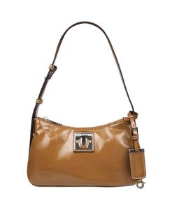 Сумка через плечо с мятой поверхностью True Religion, Camel