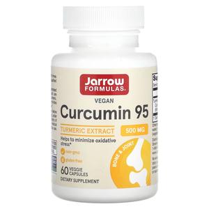 Curcumin 95 Экстракт куркумы 500 мг 60 растительных капсул Jarrow Formulas