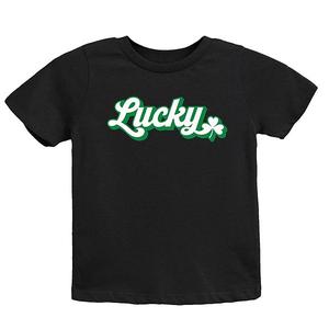 Футболка Lucky outline youth с коротким рукавом The Juniper Shop, Black