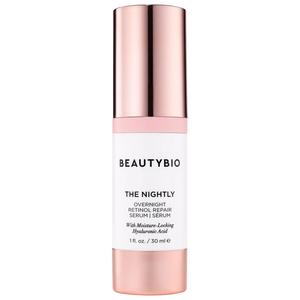 Ночная восстанавливающая сыворотка с ретинолом и пептидами для омоложения BeautyBio, 1 oz/30 mL