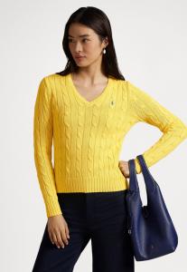 Джемпер Polo Ralph Lauren KIMBERLY LONG SLEEVE PULLOVER, Trainer Yellow/Yellow